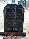 VILLIERS Daniel Francois, de 1870-1945 & Christina Magdalena 1877-1942
