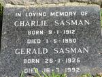 SASMAN Charlie 1912-1950 :: SASMAN Gerald 1925-1992