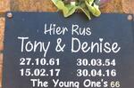 ? Tony 1961-2017 & Denise 1954-2016
