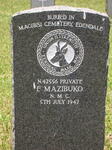 MAZIBUKO F. -1947