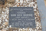 MERWE Coenie, van der nee KOTZÉ 1936-1988