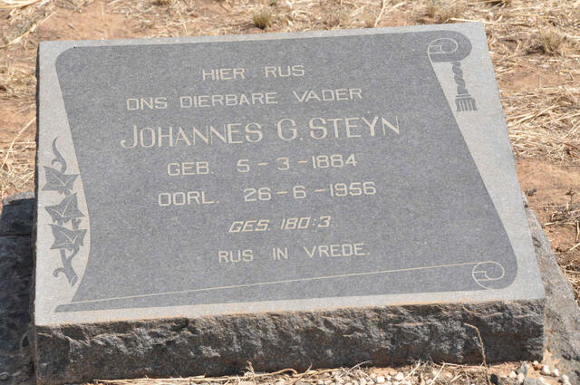 STEYN Johannes G. 1884-1956