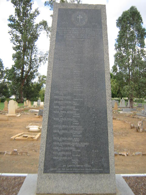 1. Anglo-Boer War Memorial