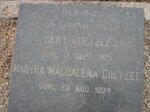 COETZEE Gert -1929 & Martha Magdalena -1934