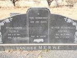 MERWE Josua Gideon Petrus, van der  1891-1967 & Hester Petronella Gertina 1896-1978