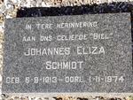 SCHMIDT Johannes Eliza 1913-1974