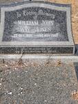 JONES William John, WAY 1880-1962