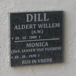 DILL Aldert Willem 1980- & Monica JANSEN VAN VUUREN 1978-