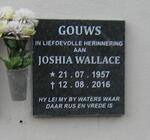 GOUWS Joshia Wallace 1957-2016