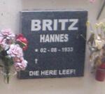 BRITZ Hannes 1933 -