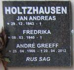 HOLTZHAUSEN Jan Andreas 1943- & Fredrika 1940- :: HOLTZHAUSEN André Greeff 1966-2012