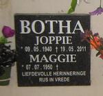 BOTHA Joppie 1940-2011 & Maggie 1950-