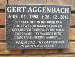 AGGENBACH Gert 1958-2013