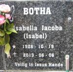 BOTHA Isabella Jacoba 1926-2013