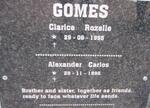 GOMES Alexander Carlos 1996- :: GOMES Clarice Rozelle 1995-