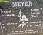 MEYER Wessel Johannes 1948- & Aletta Louisa 1946-2011