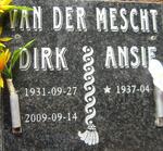 MESCHT Dirk, van der 1931-2009 & Ansie 1937-