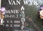 WYK D.J.C., van 1932-2016