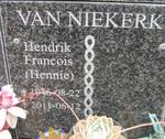 NIEKERK Hendrik Francois, van 1946-2011