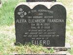 EILERD Aletta Elizabeth Francina 1921-1956