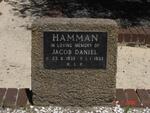 HAMMAN Jacob Daniel 1932-1933