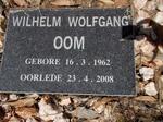 OOM Willem Wolfgang 1962-2008