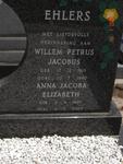 EHLERS Willem Petrus Jacobus 1915-1990 & Anna Jacoba Elizabeth 1925-2005