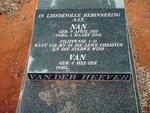 HEEVER Van, van der 1924-   &  Nan 1923-2001
