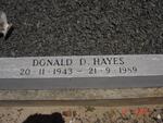 HAYES Donald D. 1943-1989