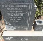 KOK Louis A.F. 1905-1970 & Elizabeth 1906-1986