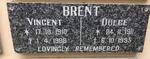 BRENT Vincent 1910-1988 & Dulce ELLIOTT 1911-1995