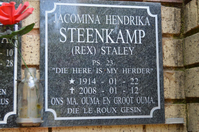 STEENKAMP Jacomina Hendrika 1914-2008