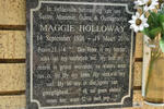 HOLLOWAY Maggie 1926-2016
