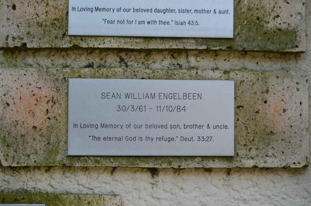 ENGELBEEN Sean William 1961-1984