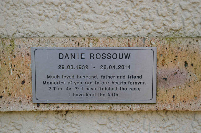 ROSSOUW Danie 1939-2014