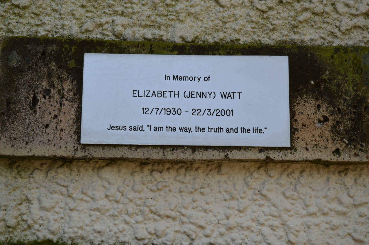 WATT Elizabeth 1930-2001