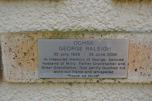 OCHSE George Raleigh 1929-2006