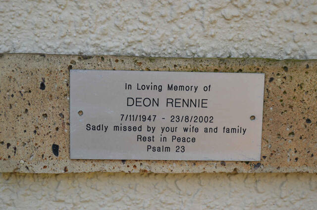 RENNIE Deon 1947-2002
