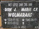 WOLMARANS Dirk J. 1936-2017 & Marie C.F. 1940 -