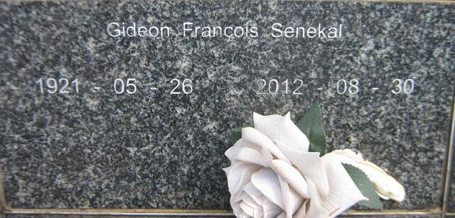 SENEKAL Gideon Francois 1921-2012