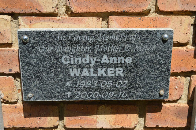 WALKER Cindy-Anne 1983-2000