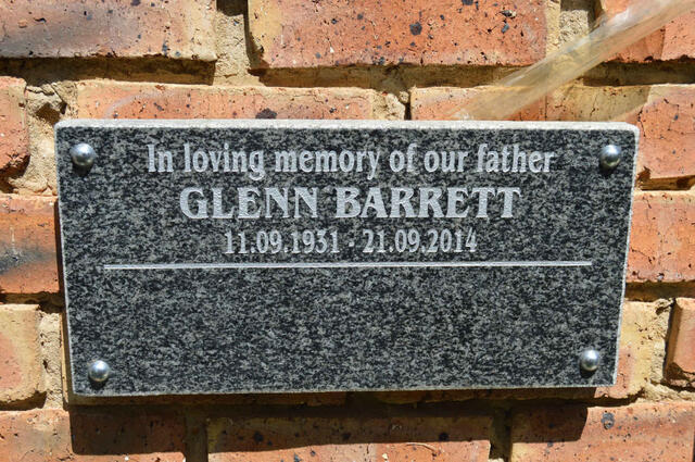 BARRETT Glenn 1931-2014