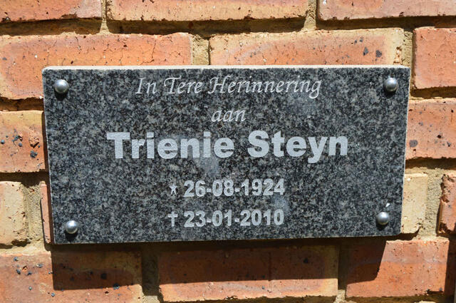 STEYN Trienie 1924-2010