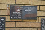 MYNHARDT Warwick Raymond 1929-1999