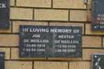 MEILLON Joe, de 1916-2004 & Hester 1918-2007