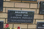 GILLESPIE Grant Sean 1979-2009