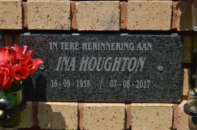 HOUGHTON Ina 1935-2017