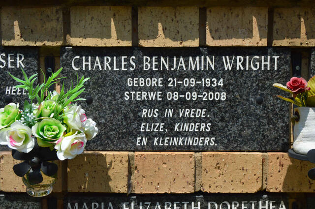 WRIGHT Charles Benjamin 1934-2008