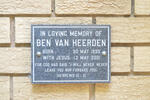 HEERDEN Ben, van 1933-2001