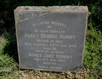 HUMBY Percy George -1949 & Agnes Jane -1957